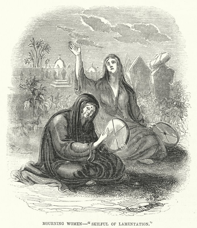 Sørgende kvinder, "Skilful of Lamentation" af English School