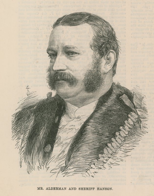 Hr. Alderman og Sheriff Hanson af English School