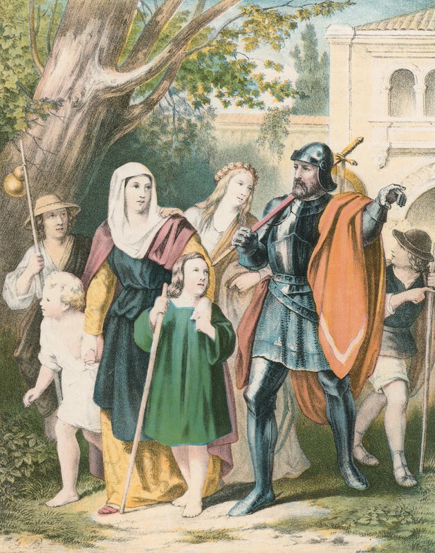 Hr. Storhjerte dirigerer pilgrimmene af English School