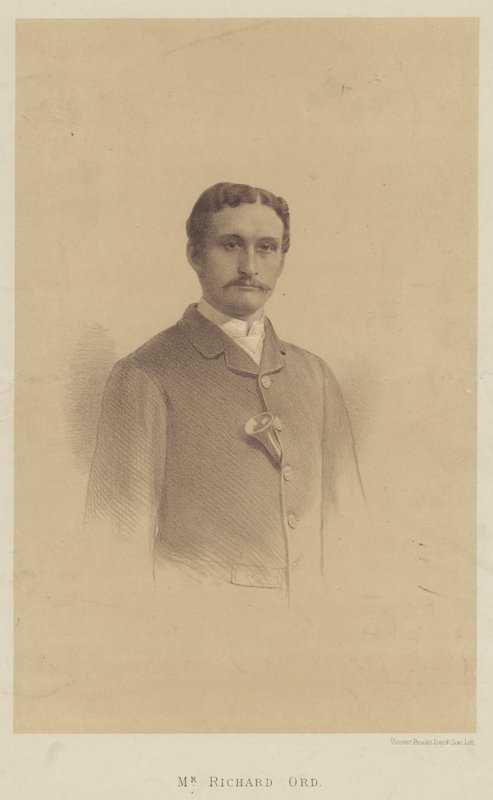 Hr. Richard Ord (litho) af English School