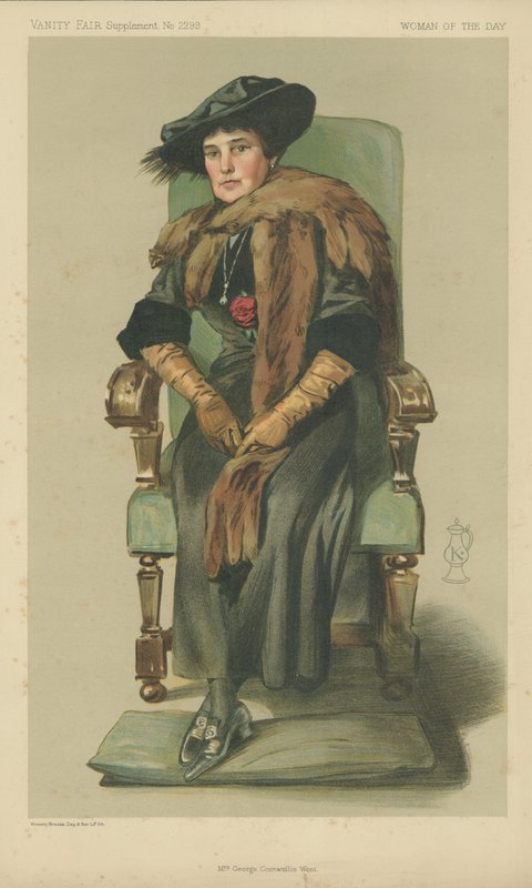 Fru George Cornwallis-West af English School