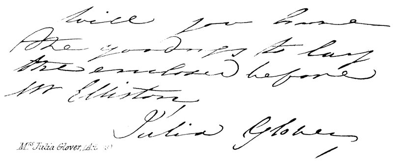 Fru Julia Glover, (skuespillerinde) af English School