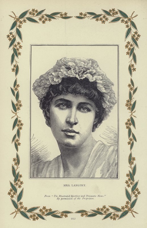Fru Langtry (gravering) af English School