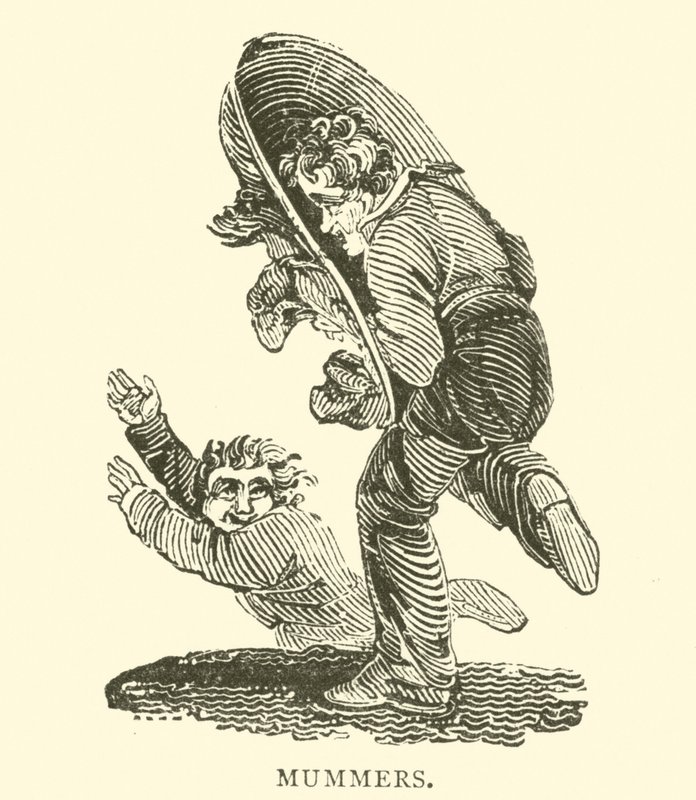 Mummers (træsnit) af English School