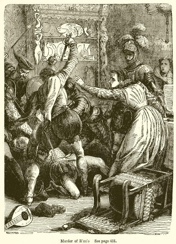 Mordet på Rizzio af English School