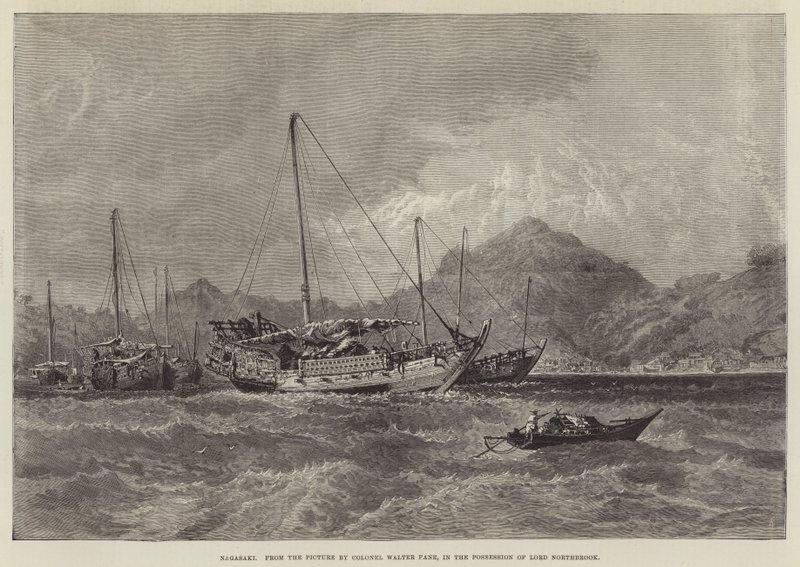 Nagasaki (gravering) af English School
