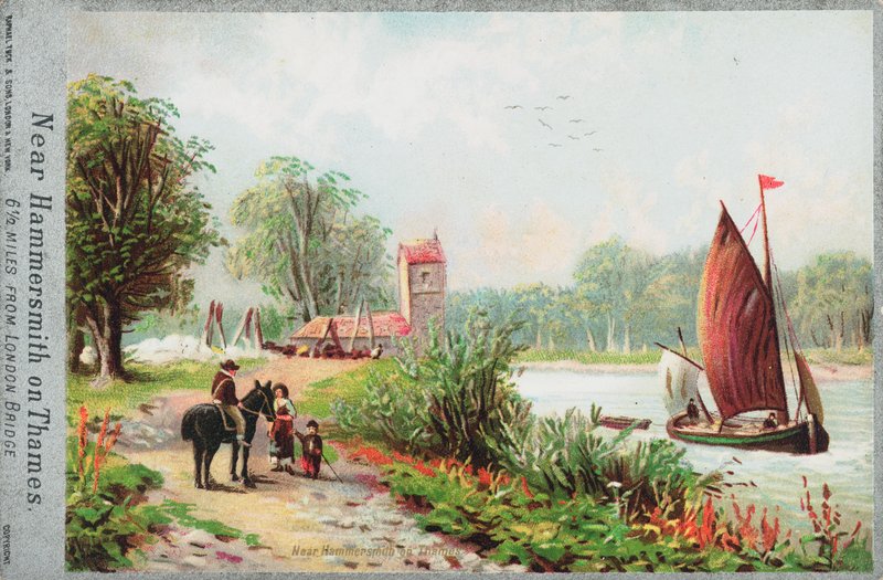 Nær Hammersmith ved Themsen af English School