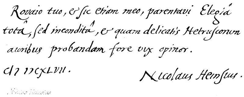 Nicolas Heinsius af English School