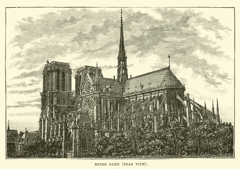 Notre Dame, set bagfra af English School