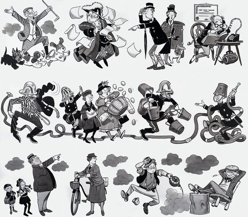 Børnerim illustration af English School