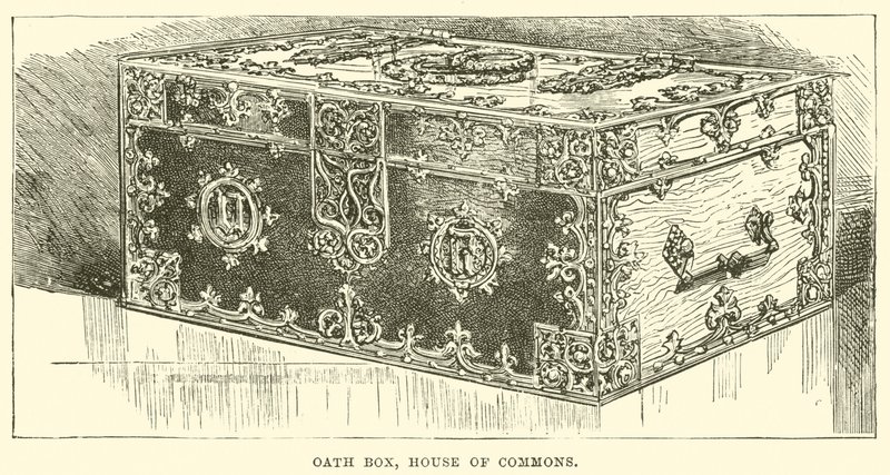 Oath Box, Underhuset (gravering) af English School