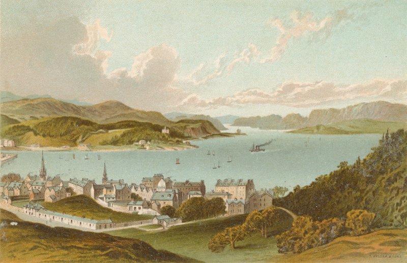 Oban Bay og Sound of Kerrera af English School