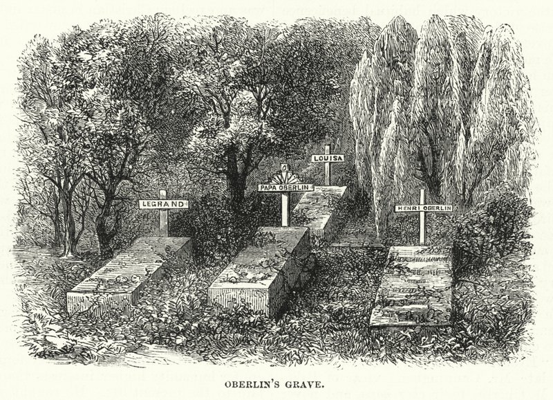 Oberlins grav (gravering) af English School