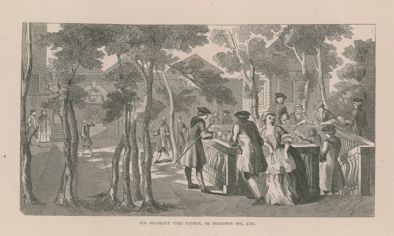 Old Mulberry Tree Tavern i Islington af English School