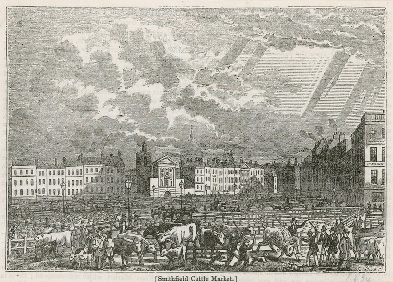 Old Smithfield Market af English School