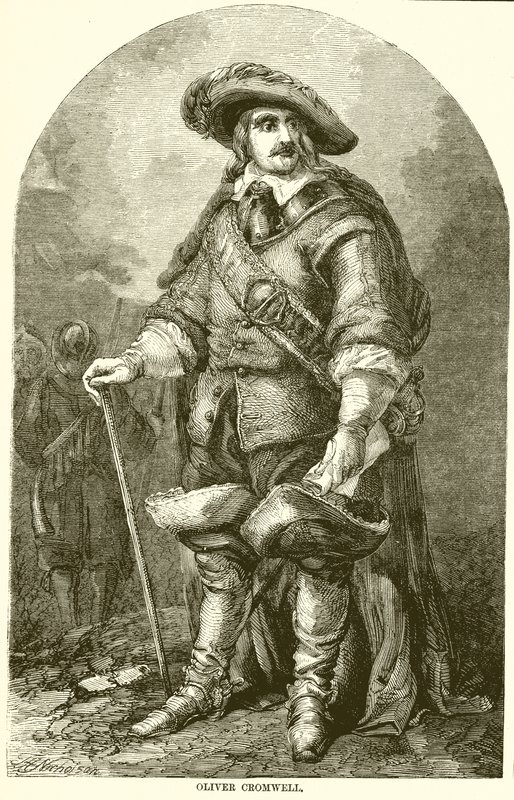 Oliver Cromwell af English School