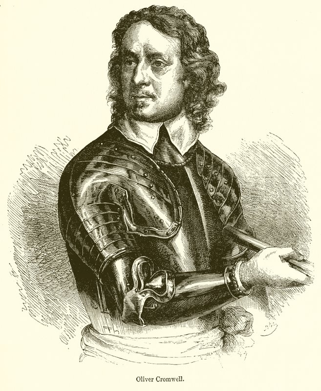 Oliver Cromwell af English School