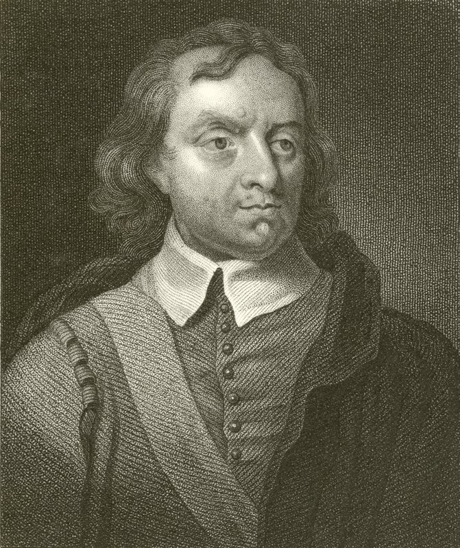 Oliver Cromwell af English School