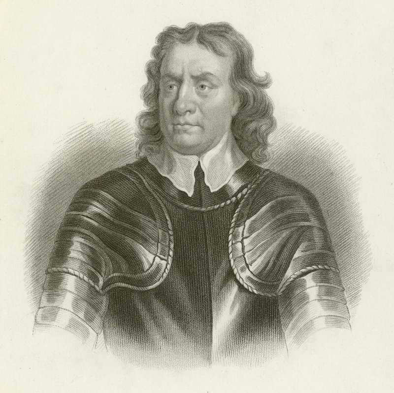 Oliver Cromwell af English School