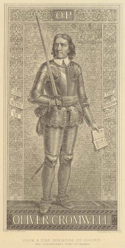 Oliver Cromwell af English School