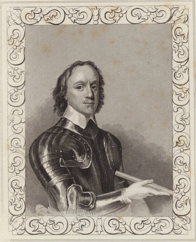 Oliver Cromwell af English School