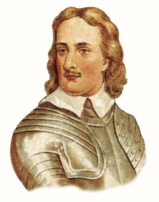 Oliver Cromwell af English School