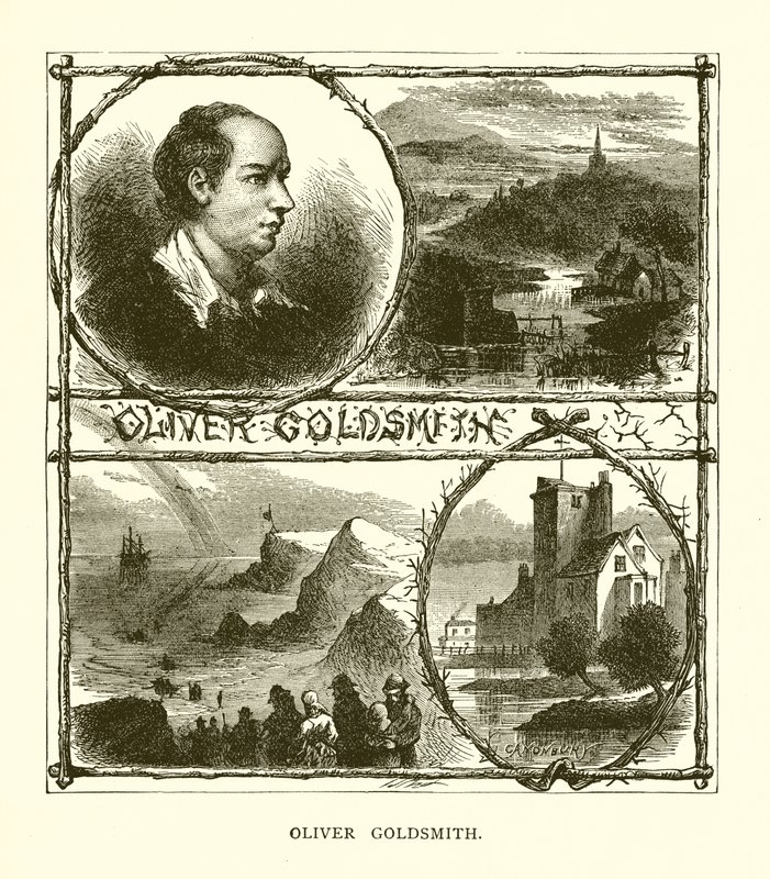 Oliver Goldsmith af English School
