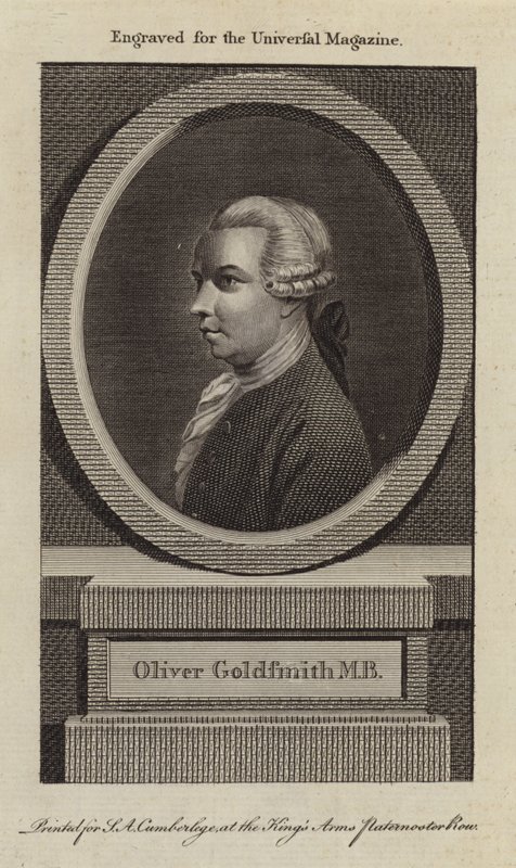 Oliver Goldsmith af English School