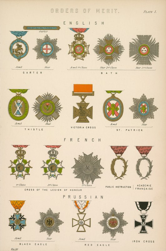 Fortjenstordener af English School