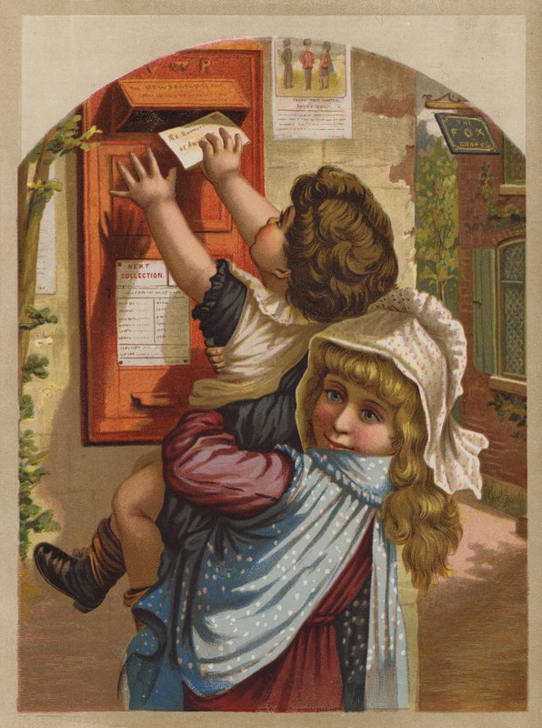 Fars brev (chromolitho) af English School