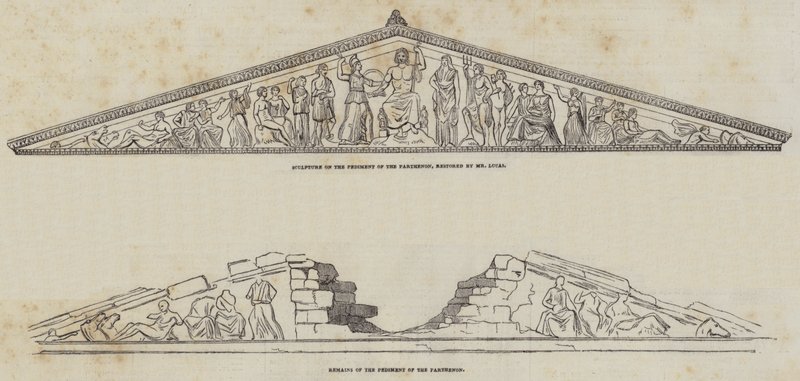 Parthenon (gravering) af English School