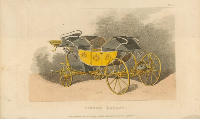Patent Landau vogn af English School