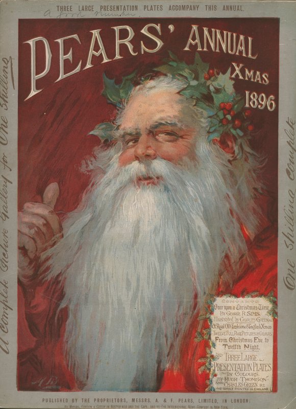 Pears Annual, jul 1896 (farve litho) af English School