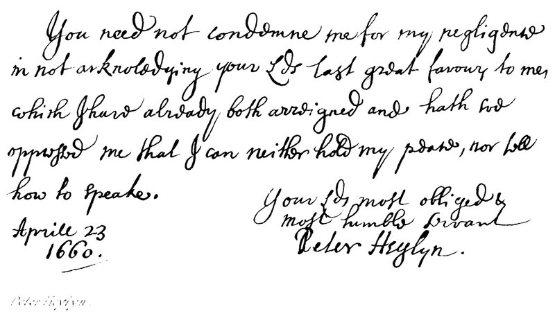 Peter Heylyn af English School