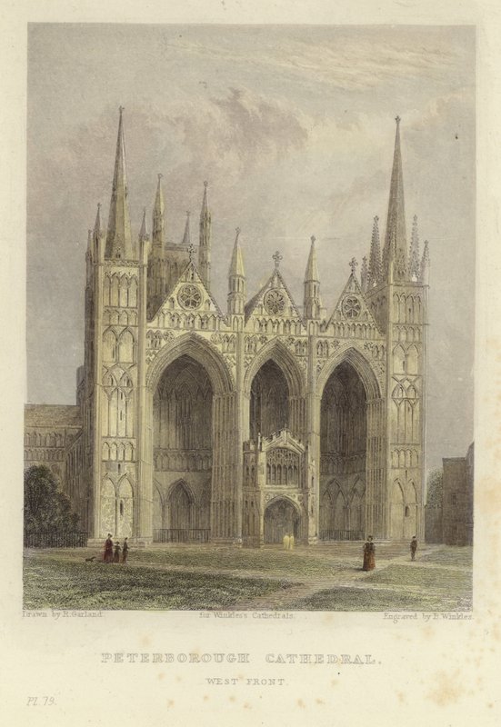 Peterborough katedral af English School