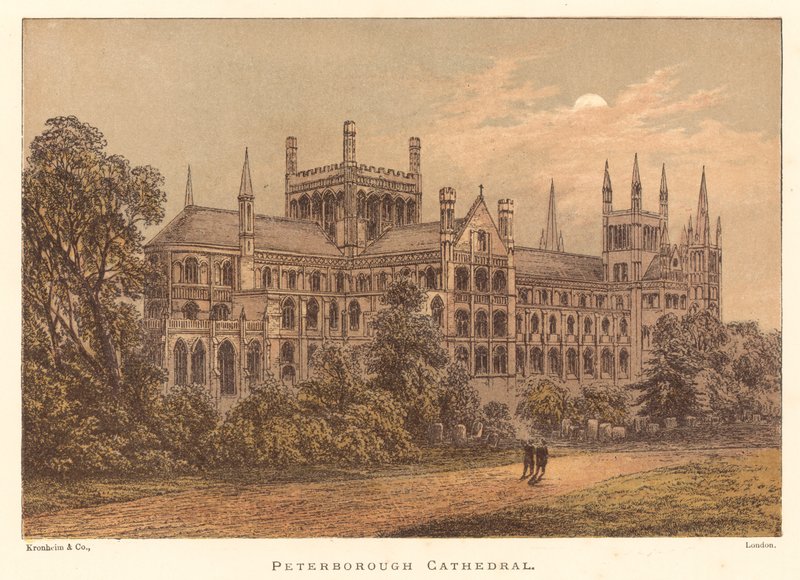 Peterborough katedral af English School