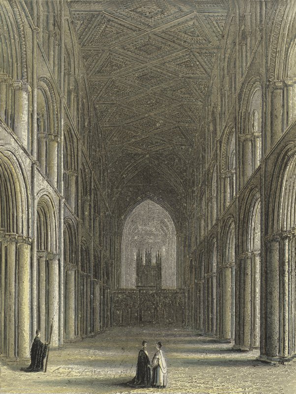 Peterborough Cathedral, The Nave af English School