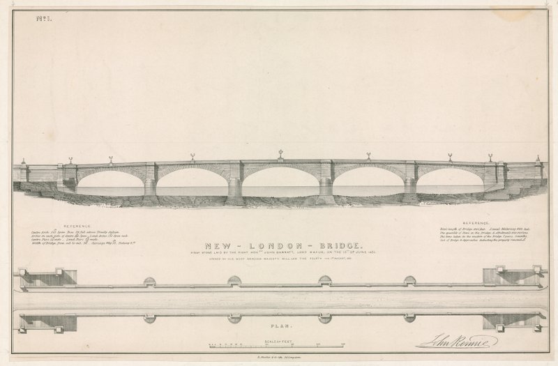 Plan for New London Bridge af English School