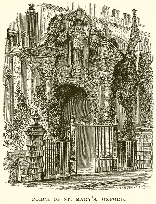 Porch of St. Marys, Oxford af English School