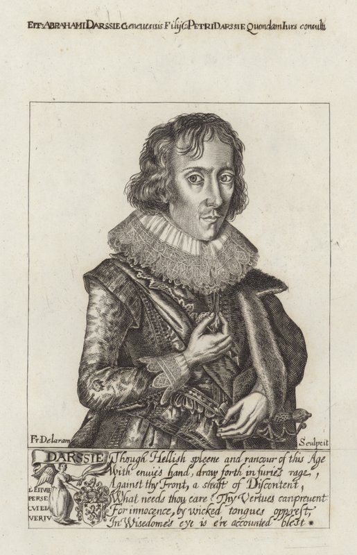 Portræt af Abraham Darssie af English School