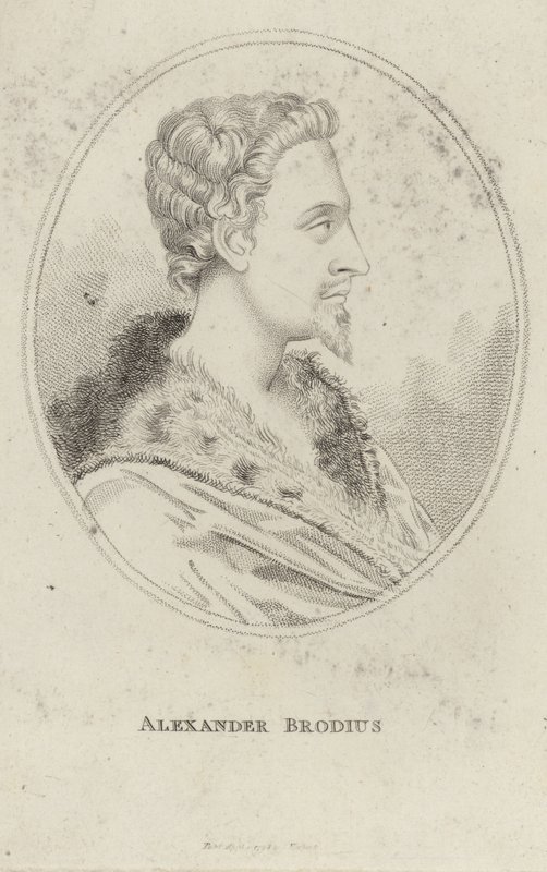 Portræt af Alexander Brodius af English School