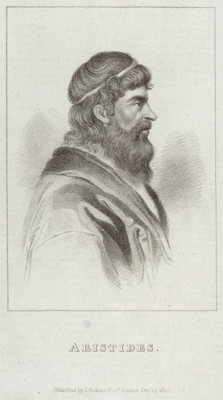 Portræt af Aristides af English School