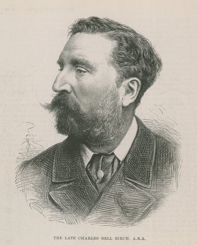 Portræt af Charles Bell Birch af English School