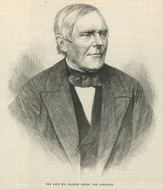 Portræt af Charles Green af English School