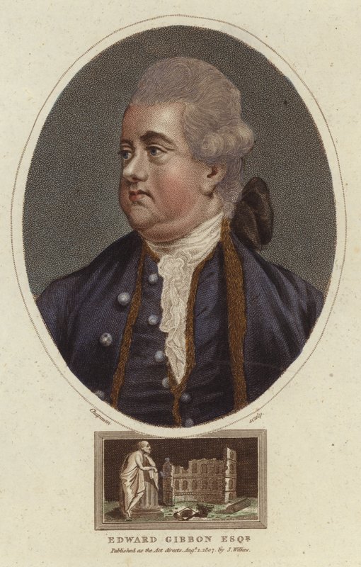 Portræt af Edward Gibbon af English School