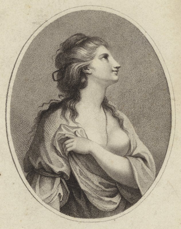 Portræt af Elizabeth Hartley af English School