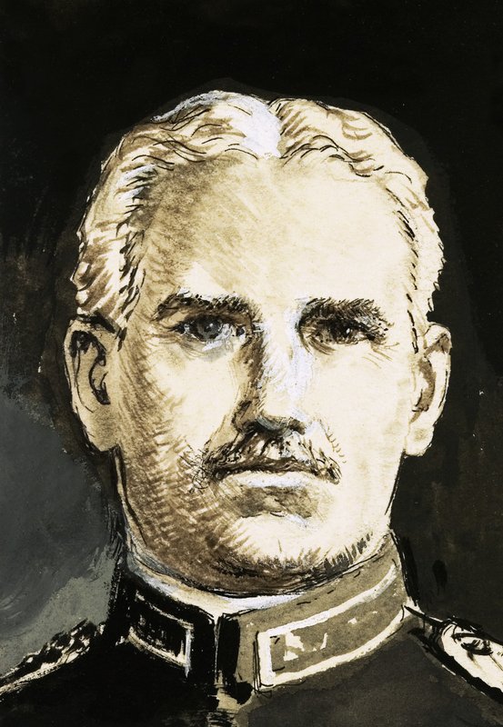 Portræt af G. W. Goethals af English School
