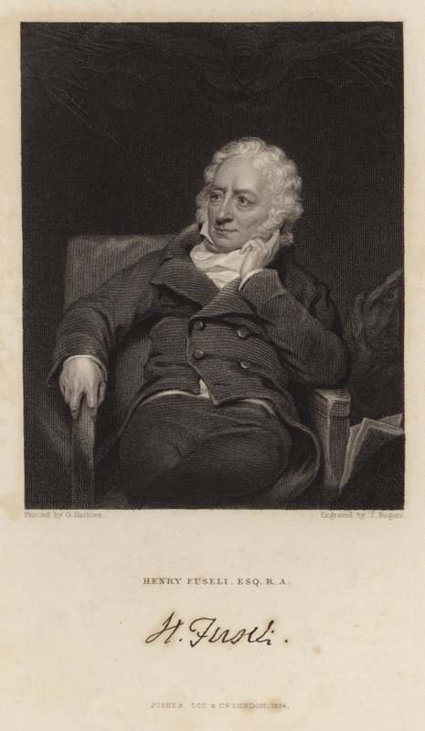 Portræt af Henry Fuseli af English School