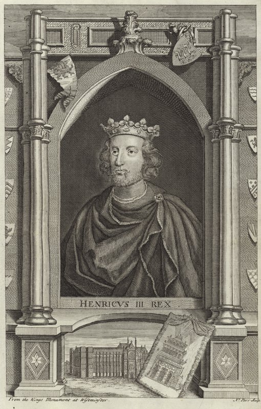 Portræt af Henrik III af England af English School