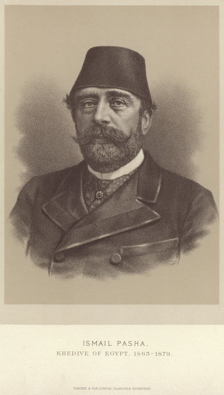 Portræt af Ismail Pasha af English School